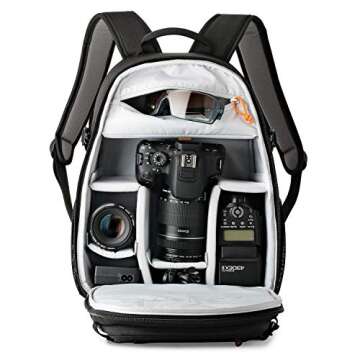 LowePro Tahoe BP 150. Lightweight Compact Camera Backpack for Cameras (Black)., Medium
