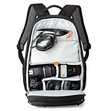 LowePro Tahoe BP 150. Lightweight Compact Camera Backpack for Cameras (Black)., Medium