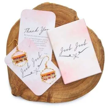 Joob Joob Boho Earrings for Women - Colorful Hypoallergenic Jewelry