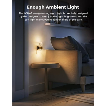 Elegant Night Lights with Adjustable Brightness
