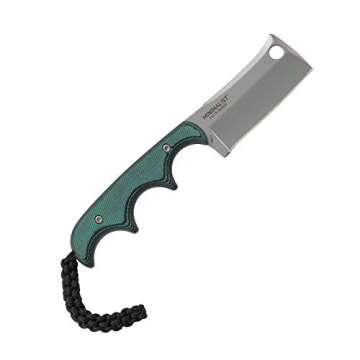 CRKT Minimalist Cleaver EDC Knife: Compact Everyday Carry Fixed Blade Knife, Folts Utility Knife wit...