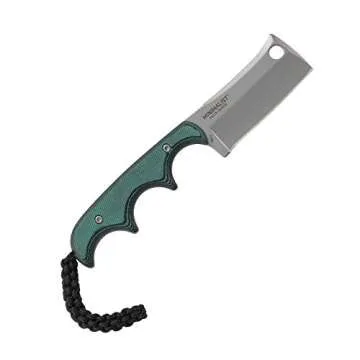 CRKT Minimalist Cleaver EDC Knife: Compact Everyday Carry Fixed Blade Knife, Folts Utility Knife wit...