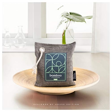 Bamboo Charcoal Odor Absorber 4-Pack for Fresh Air