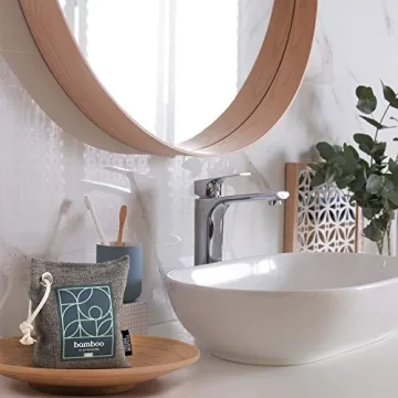 Bamboo Charcoal Odor Absorber 4-Pack for Fresh Air