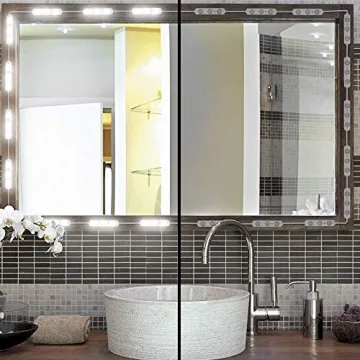 10ft LED Vanity Mirror Lights - Dimmable & Easy Install