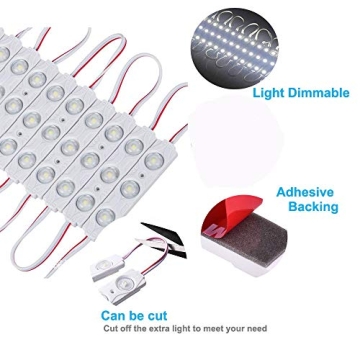 10ft LED Vanity Mirror Lights - Dimmable & Easy Install