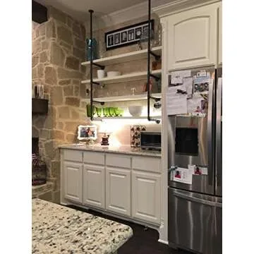 Industrial Retro Pipe Shelf Bracket for Stylish Storage