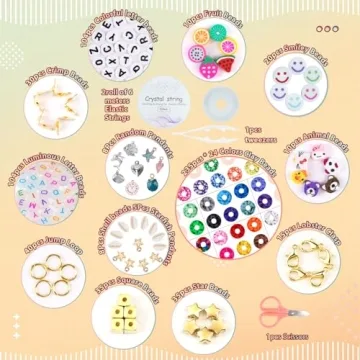 FZIIVQU Creative Clay Beads Kit for Kids Ages 6-12