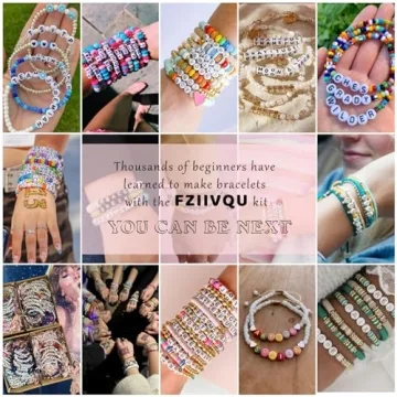FZIIVQU Creative Clay Beads Kit for Kids Ages 6-12