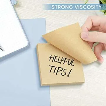 Eagle Sticky Notes - 3x3 Self-Stick Note Pads, 4 Pack