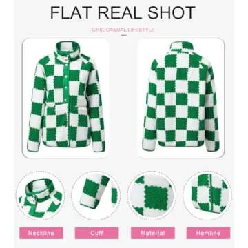 Stylish SHEWIN Plaid Jacket for Women - Winter Essential