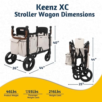 Keenz XC 2.0 Luxury Comfort Stroller Wagon for Families