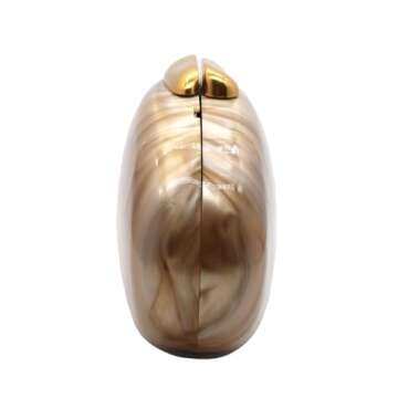 Chic DEBIMY Shell Acrylic Evening Bag for Women