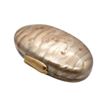 Chic DEBIMY Shell Acrylic Evening Bag for Women