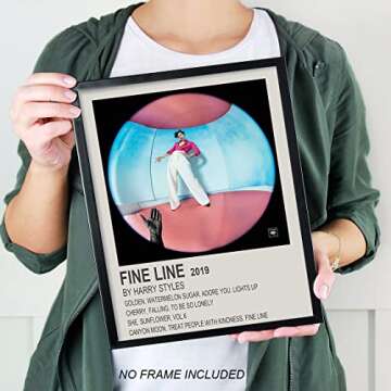 IZOOMIHOME Harry's Poster, Album Cover Posters Limited Edition, Music Posters (Set of 6, 8in x 10in,...