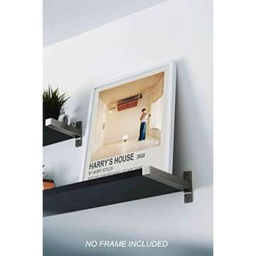 IZOOMIHOME Harry's Poster, Album Cover Posters Limited Edition, Music Posters (Set of 6, 8in x 10in, Unframed)