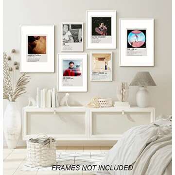 IZOOMIHOME Harry's Poster, Album Cover Posters Limited Edition, Music Posters (Set of 6, 8in x 10in, Unframed)