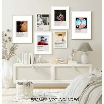 IZOOMIHOME Harry's Poster, Album Cover Posters Limited Edition, Music Posters (Set of 6, 8in x 10in, Unframed)