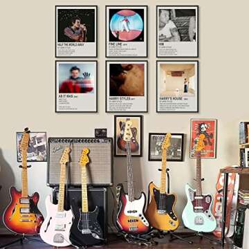 IZOOMIHOME Harry's Poster, Album Cover Posters Limited Edition, Music Posters (Set of 6, 8in x 10in, Unframed)