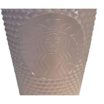 Starbucks 2021 Holiday Studded Icy White Plastic Tumbler