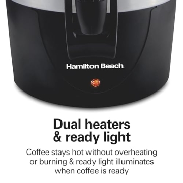 Hamilton Beach 45 Cup Fast Brew Coffee Urn for Easy Serving