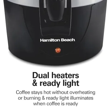 Hamilton Beach 45 Cup Fast Brew Coffee Urn for Easy Serving