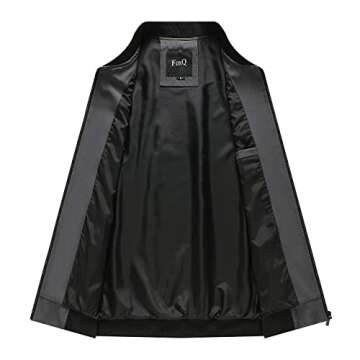 Lightweight FoxQ Men's Bomber Jacket for Casual Style