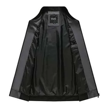 Lightweight FoxQ Men's Bomber Jacket for Casual Style
