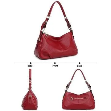 Kattee Soft Leather Hobo Bag for Women