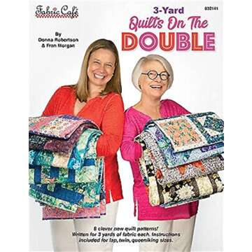 Fiber Cafe 3-Yard Quilts on The Double Pattern, Brown