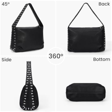 GETERUUV Hand Studded Hobo Bag for Women