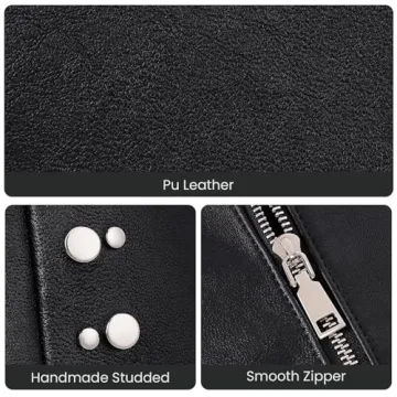 GETERUUV Hand Studded Hobo Bag for Women