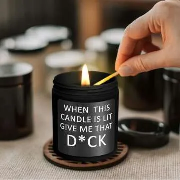 Anniversary, Birthday, Valentines Gifts for Him Her - Gift Ideas for Husband, Wife, Boyfriend, Girlfriend, Couple, Women, Men - Romantic I Love You Present for Home - Sandalwood Scented Candle