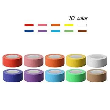 Colored Masking Tape - 10 Colorful Crafts & Labeling Rolls