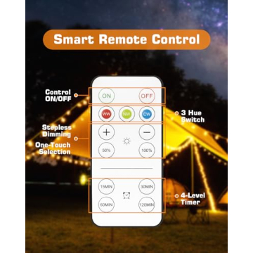 BoRccdit CordlessGlow Rechargeable LED Bulb with Remote