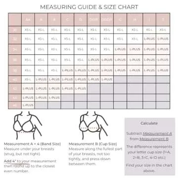 Hands-Free Pumping Bra for Breastfeeding Moms - Comfortable & Adjustable - L+