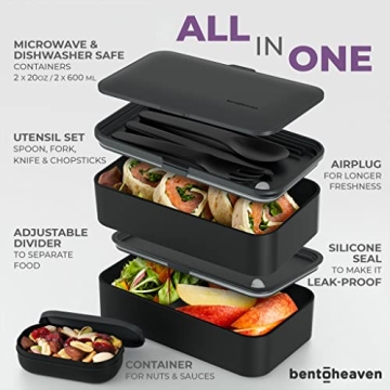 Bentoheaven Premium Bento Box for All Ages