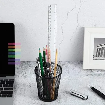 EBOOT 20 Pack Rulers - Clear 12 Inch Flexible Measuring Tools