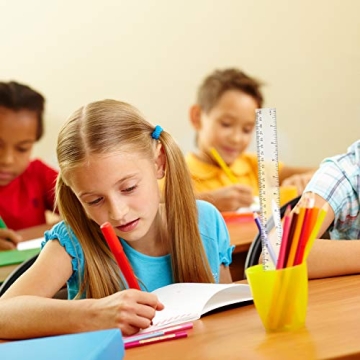 EBOOT 20 Pack Rulers - Clear 12 Inch Flexible Measuring Tools