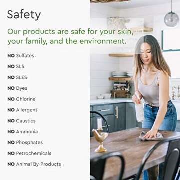 Puracy Natural Everyday Household All Purpose Cleaner, 99.96% Plant-Based Cleaning Spray, Kitchen and Countertop Multisurface Cleaner, 25 Fl Oz (2-Pack)