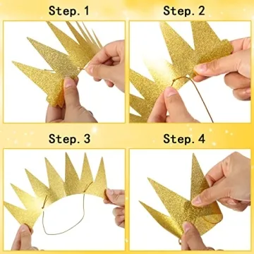 Magical Star Wand & Gold Crowns for Cosplay and Parties