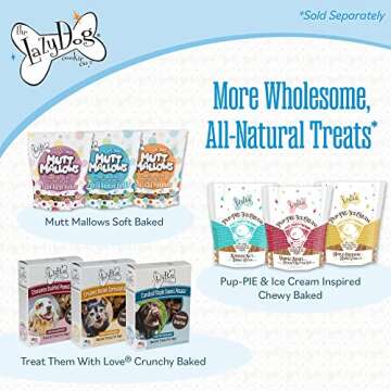 The Lazy Dog Pup-Pie - Original Pup-Pie - Happy Birthday Dog Treat for a Special Dog, 5 oz.