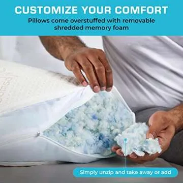 Xtreme Comforts Adjustable King Memory Foam Pillow