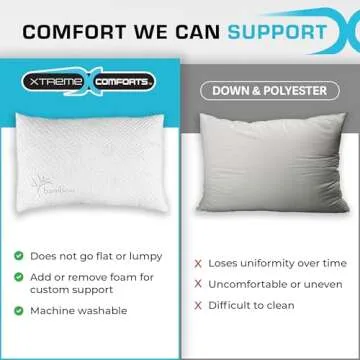 Xtreme Comforts Adjustable King Memory Foam Pillow