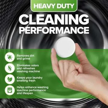 Renuv Heavy Duty Washer Cleaner Tablets for Odor-Free Laundry