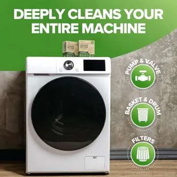 Renuv Heavy Duty Washer Cleaner Tablets for Odor-Free Laundry