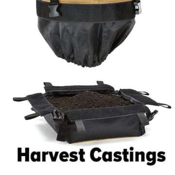Urban Worm Bag Composting Bin Version 2 for Easy Harvest