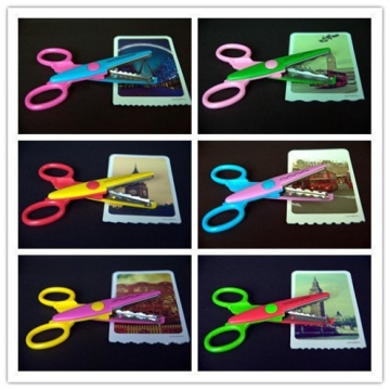 Honbay Pack of 6 Assorted Colors Kids Smart Paper Edger Scissors for Teachers, Students, Crafts, Scrapbooking, DIY Photos, Album, Decorative