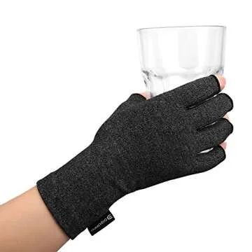 DISUPPO Arthritis Compression Gloves for Hand Pain Relief