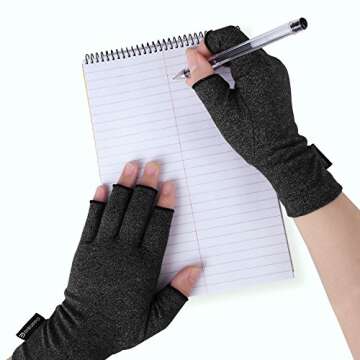 DISUPPO Arthritis Compression Gloves for Hand Pain Relief